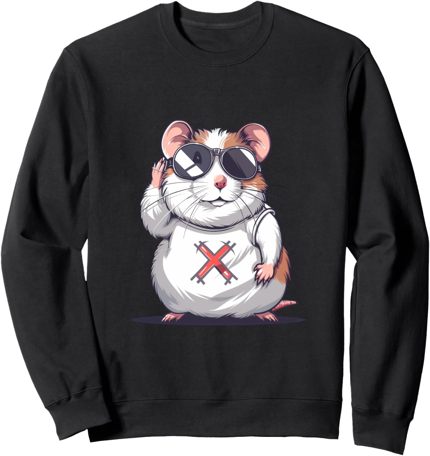 

Забавная толстовка с мемом про хомяка и надписью Mayorca Party Costume Dustweardesign - Animals And Funny Memes, черный