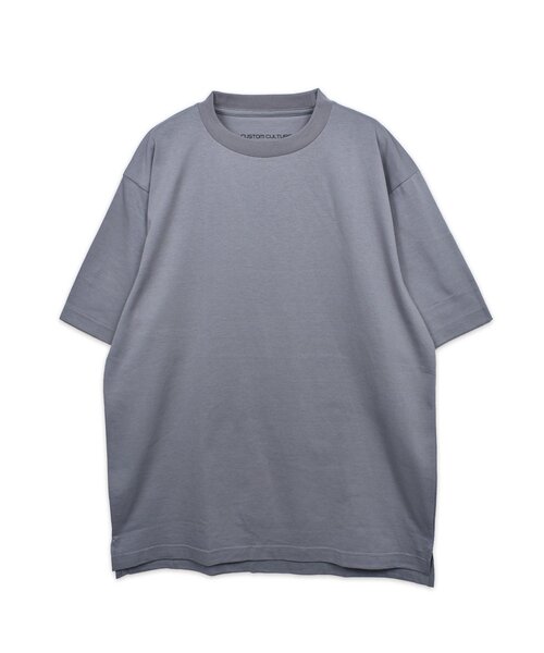 

Футболка с круглым вырезом, из трикотажа воздушного прядения шелка CUSTOM CULTURE, светло-серый