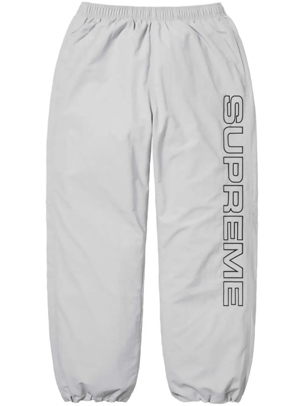 

Спортивные брюки с вышивкой Spellout Supreme, серый