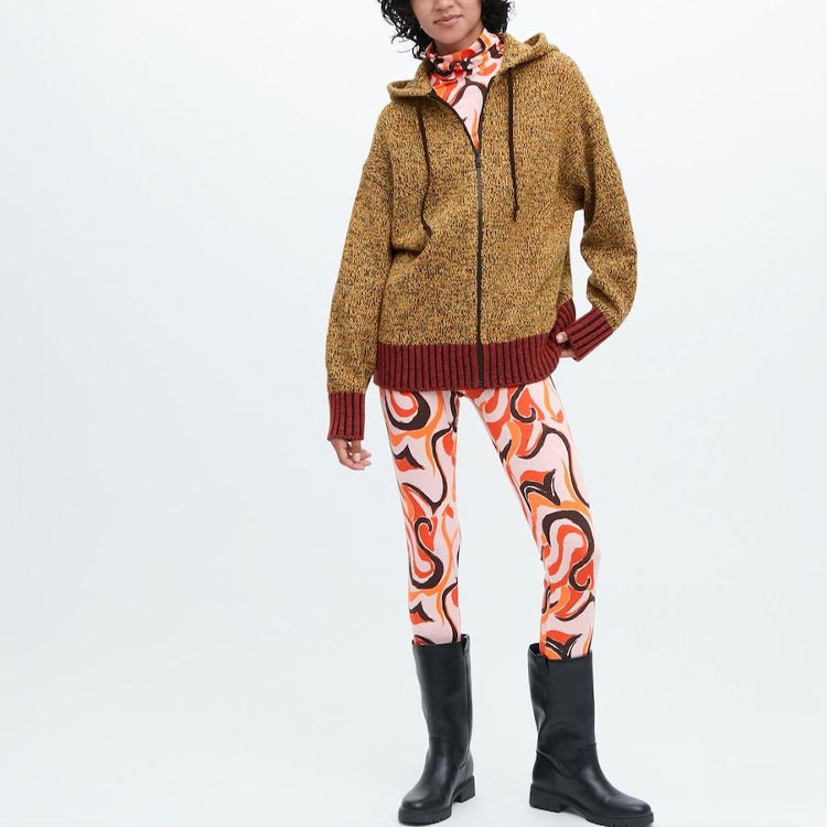 Marni X Marni совместный бренд трикотаж для женщин темно-оранжевый UNIQLO, темно-оранжевый — фото 4