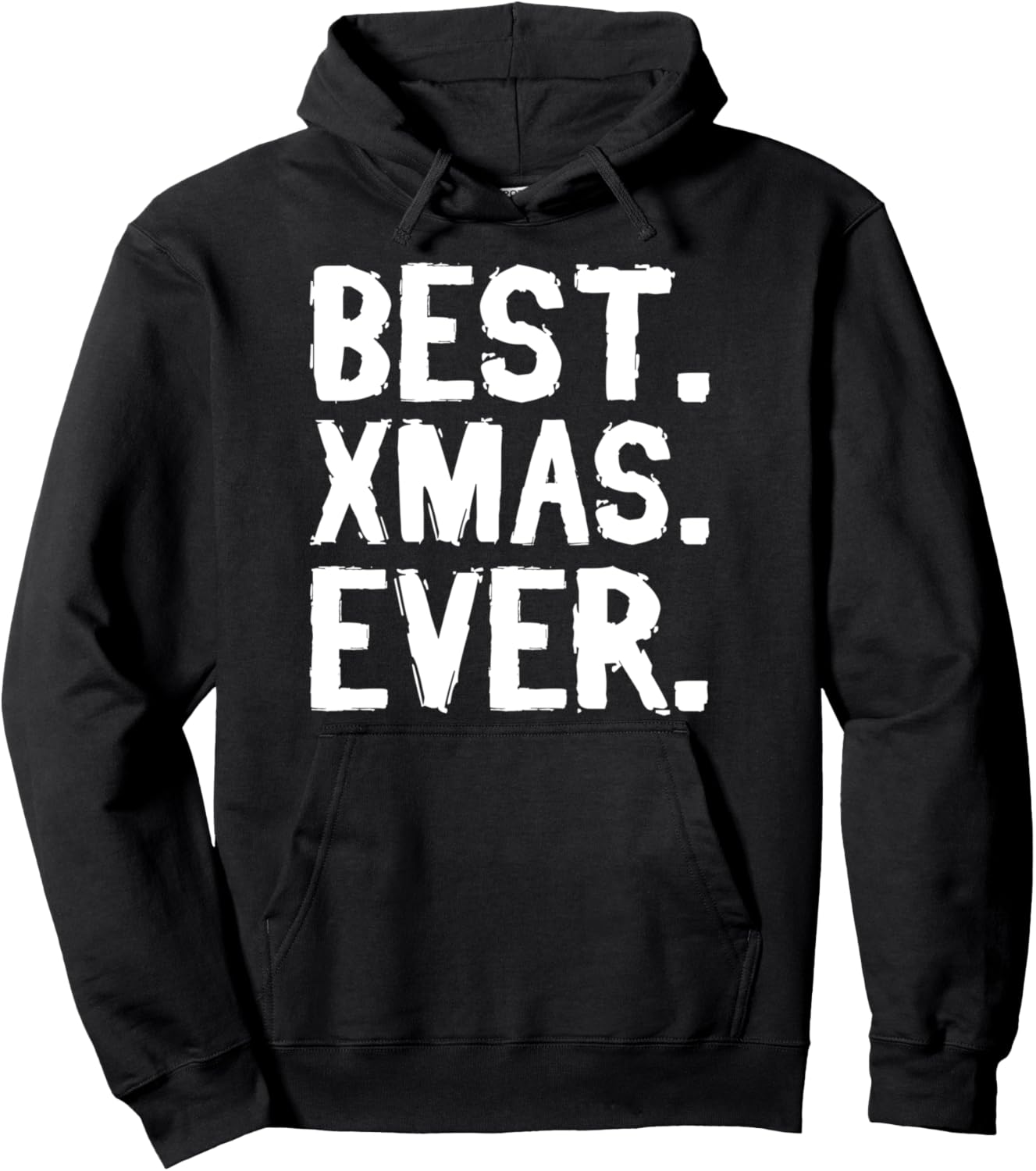 

Забавная рождественская толстовка - Лучшее Рождество в жизни Best Christmas Ever, черный