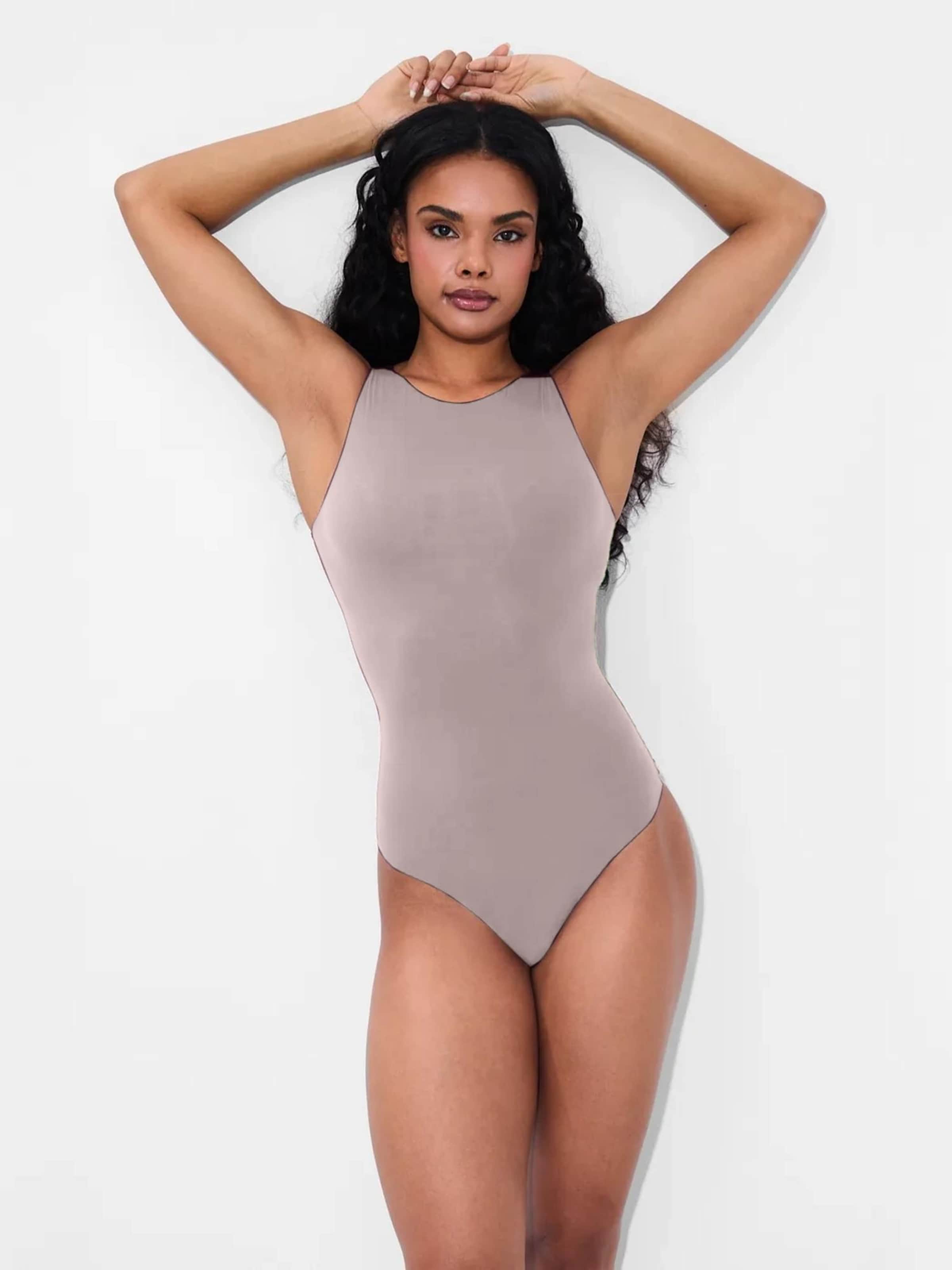 

Creamy Корректирующий боди 'Crew Neck Bodysuit String' в цвете Nude