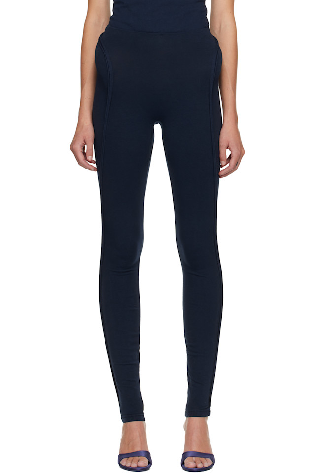 

Ottolinger Темно-Синие облегающие леггинсы с эффектом подтяжки бедер