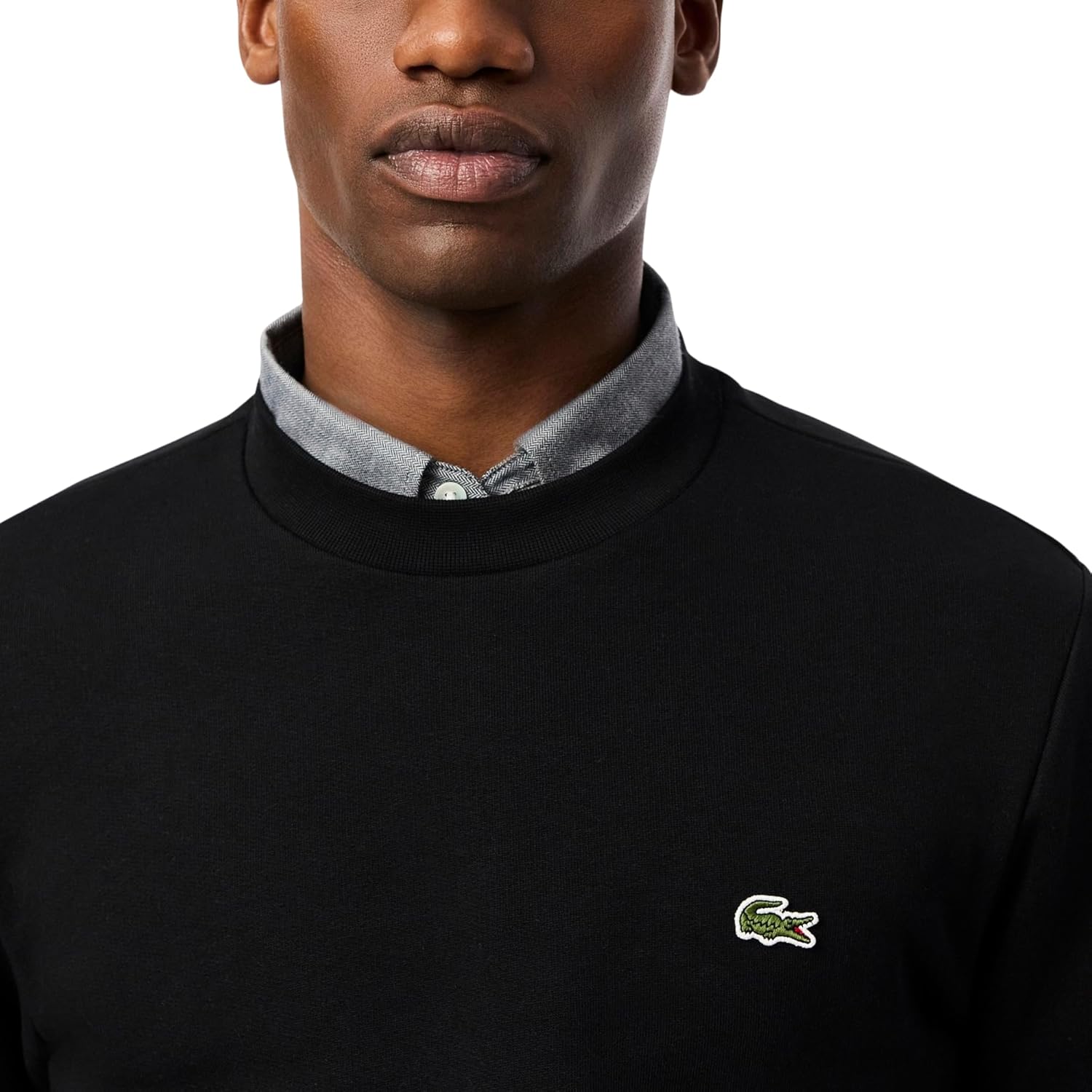 Lacoste мужская толстовка из органического хлопка, Noir — фото 2
