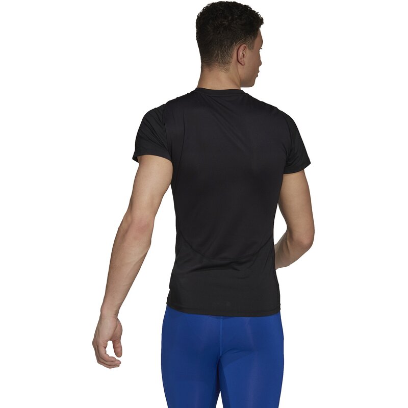 Тренировочная футболка Techfit Adidas, черный — фото 3
