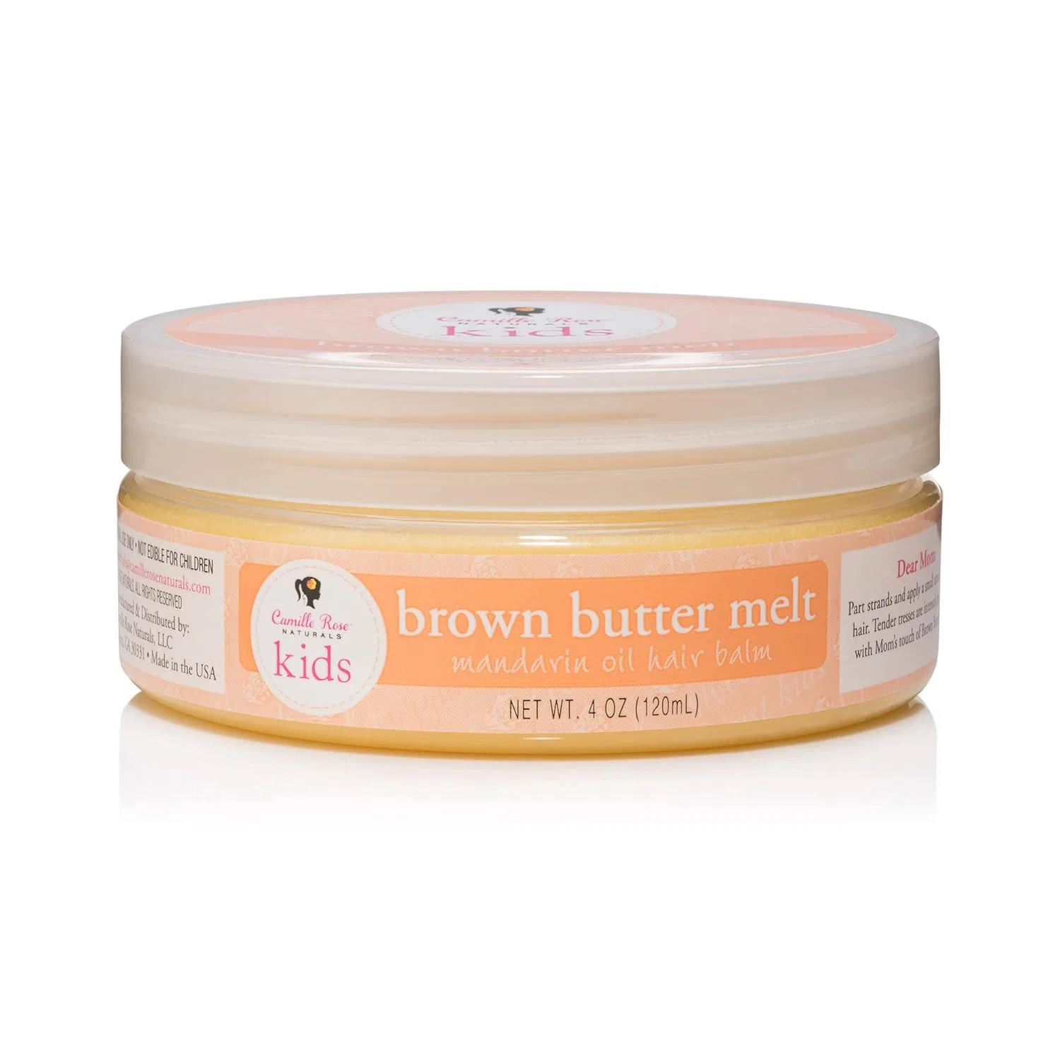 Детский бальзам для волос «Kids Brown Butter Melt Mandarin Oil» от Camille Rose Naturals Camille Rose