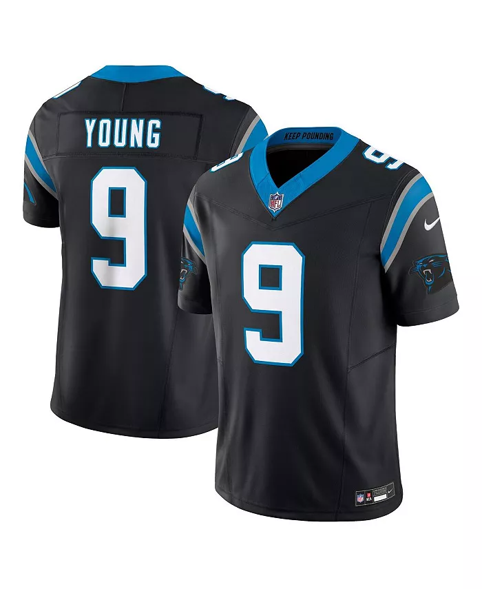 

Мужская лимитированная джерси Bryce Young Carolina Panthers Vapor F.U.S.E Nike, черный