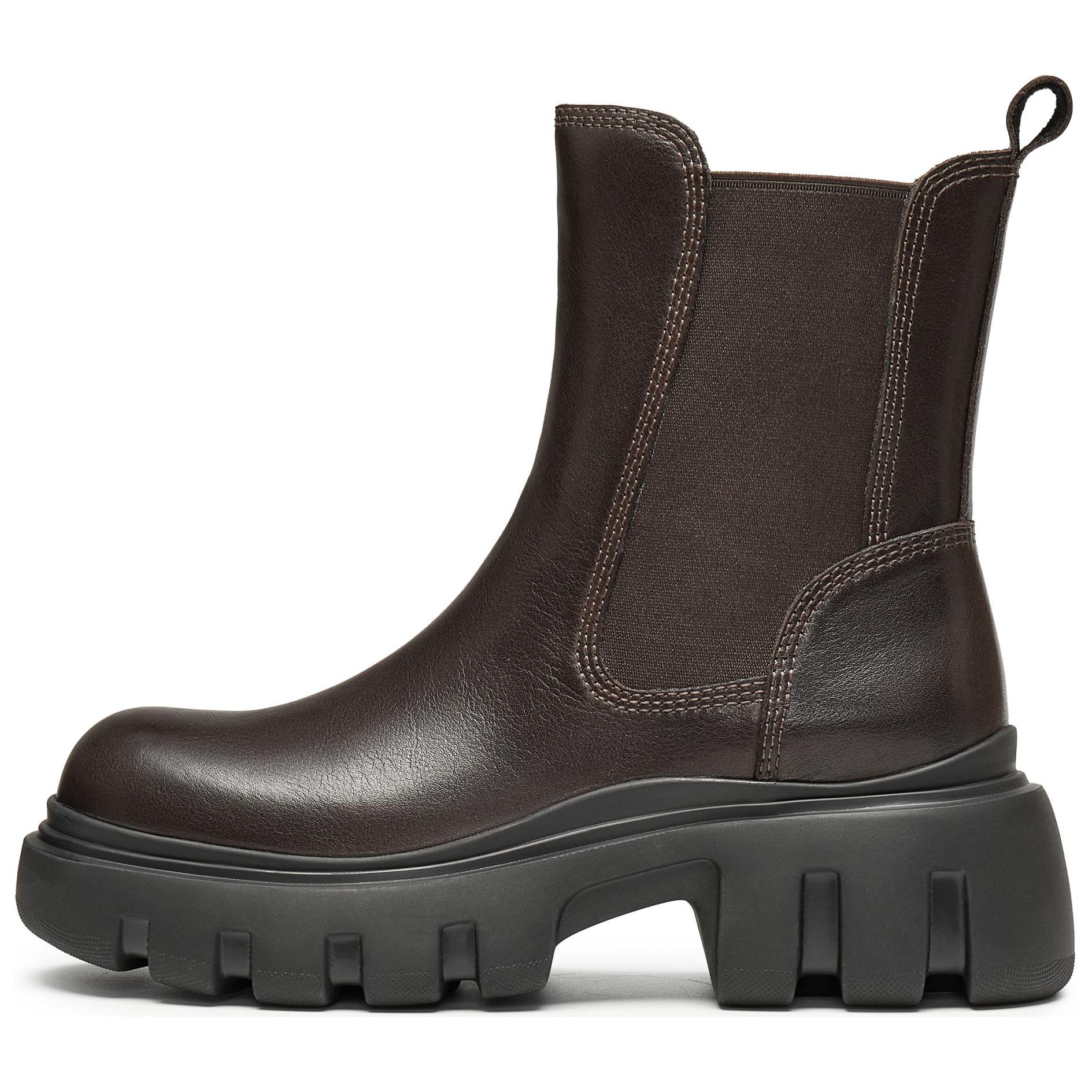 Сапоги-пачки, короткие ботинки челси, 6 см, женские Staccato, Cool Black
