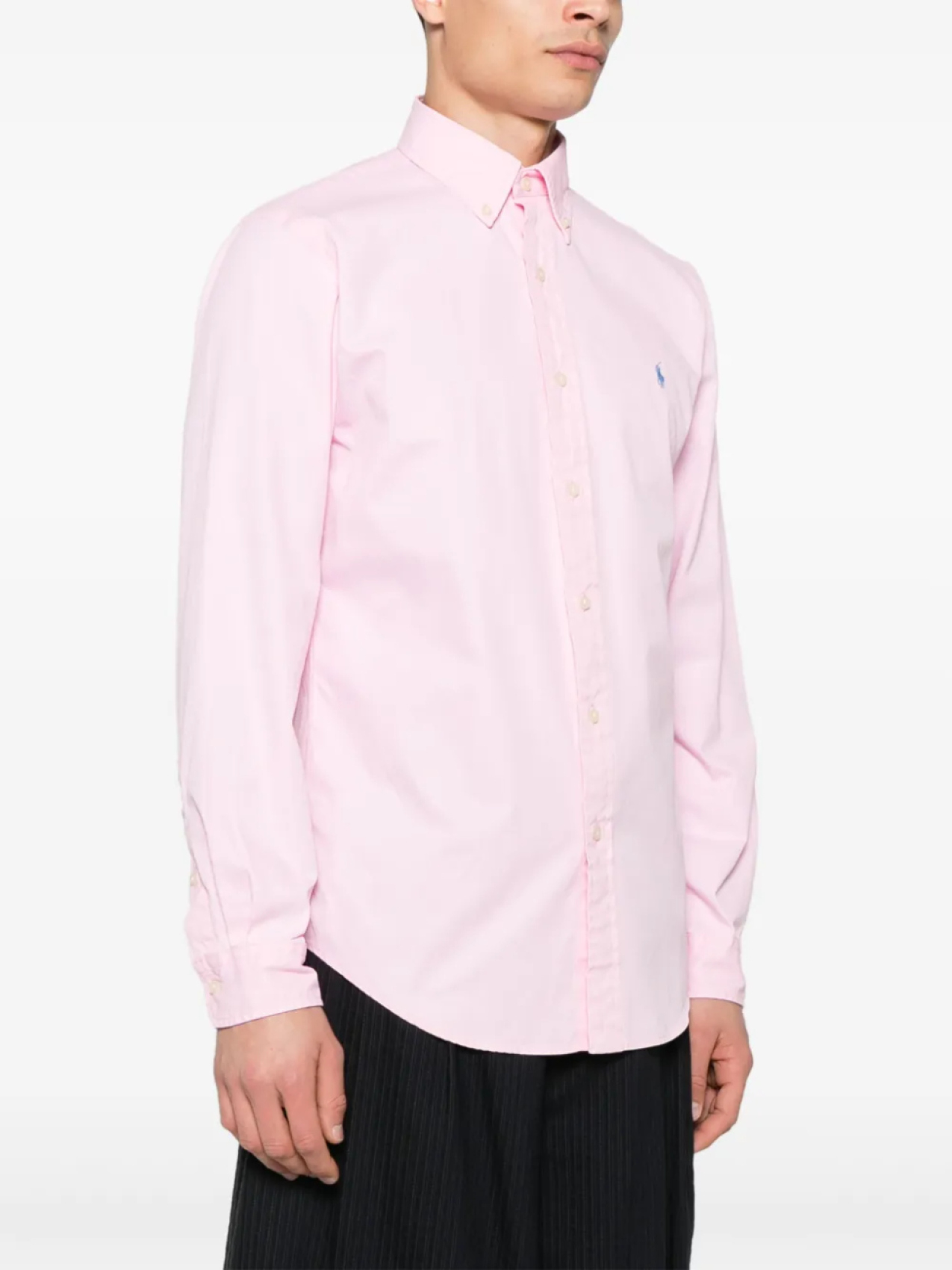 Рубашка Polo Pony из хлопка Polo Ralph Lauren, розовый — фото 3