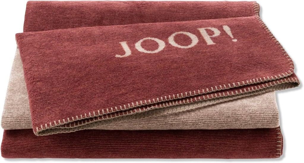 

ЙУУП! Плед Меланж Doubleface цвет Rouge-Chateau размер 150х200 см Joop