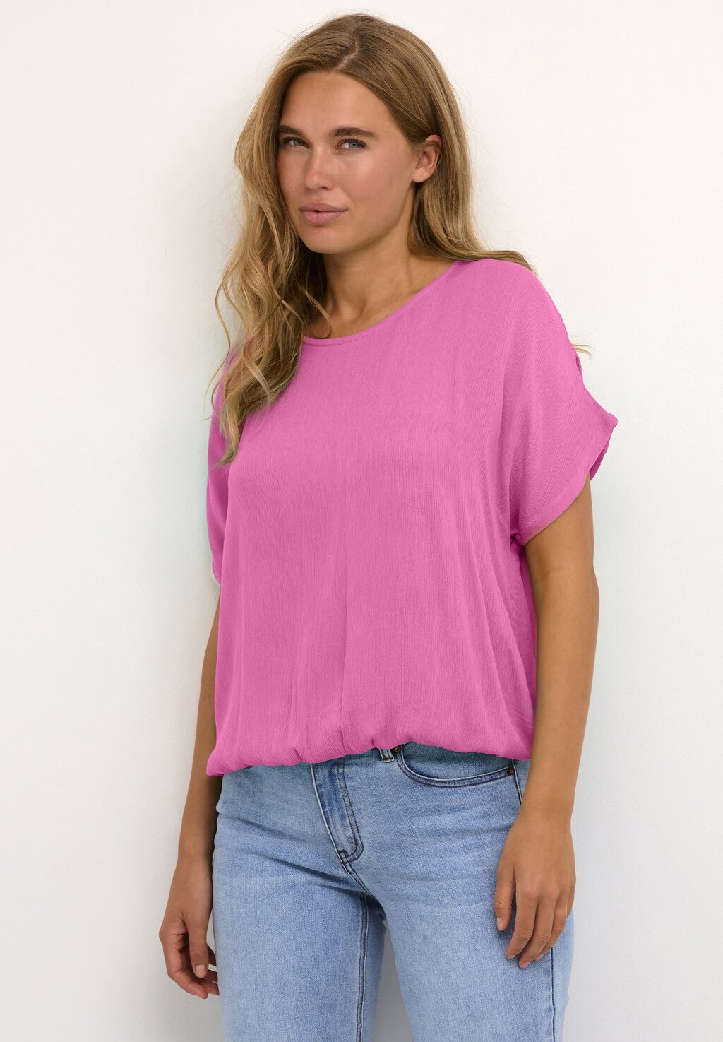 

Блуза Amber Stanley Ss Kaffe, розово-фиолетовый