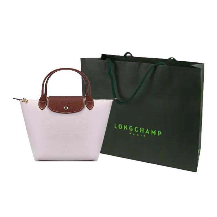 

LONGCHAMP Сумка Le Pliage Canvas с кожаной деталью в форме пельменя