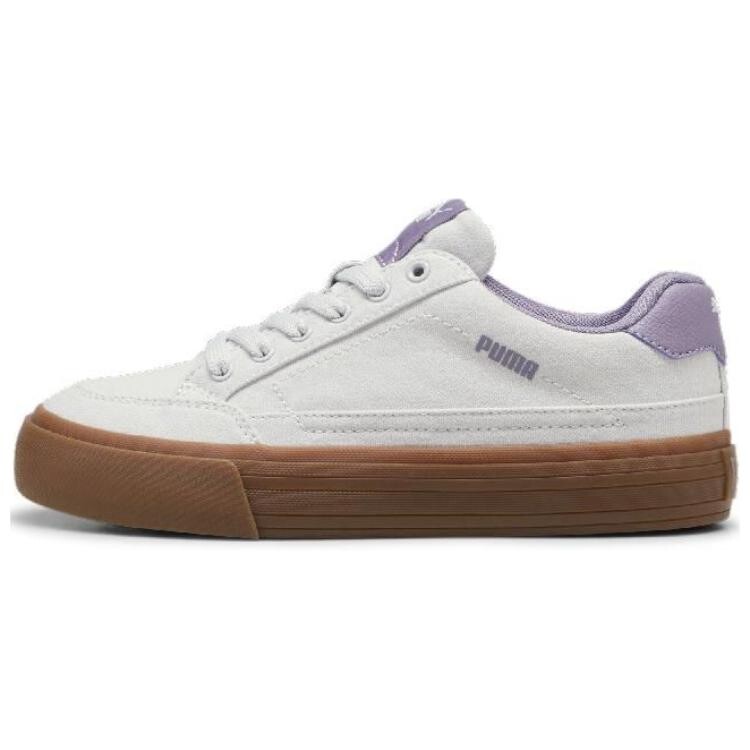 

Кроссовки Puma Court Classic Skateboarding Shoes Women's Low-top White, белый