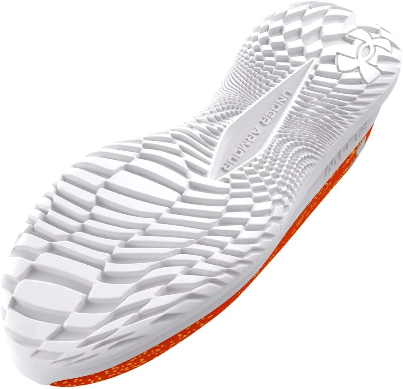 Мужские беговые кроссовки Under Armour UA Velociti 3 без стабилизаторов, цвет Team Orange/Nova Orange/Mod Grey - Оранжевый — фото 3