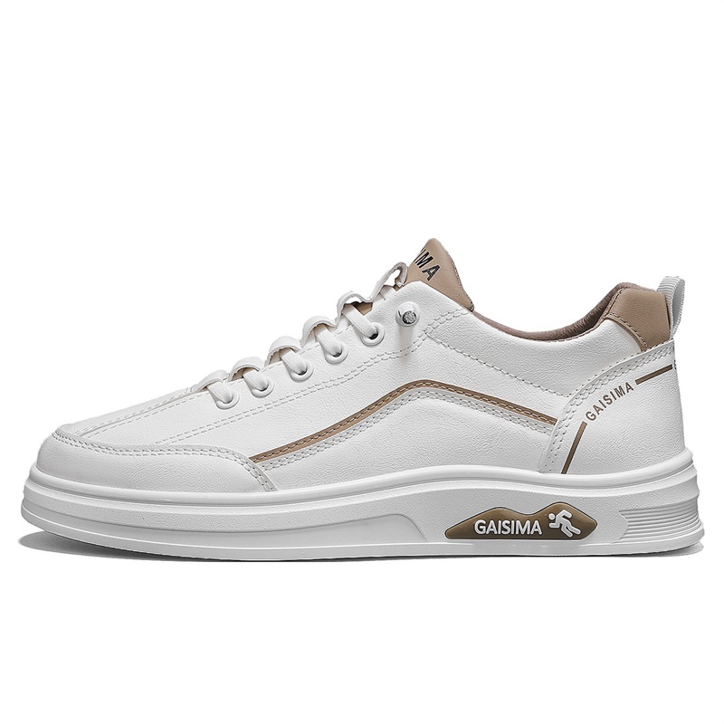 

Мужские дышащие низкие кроссовки для скейтбординга GAISIMA, White Khaki