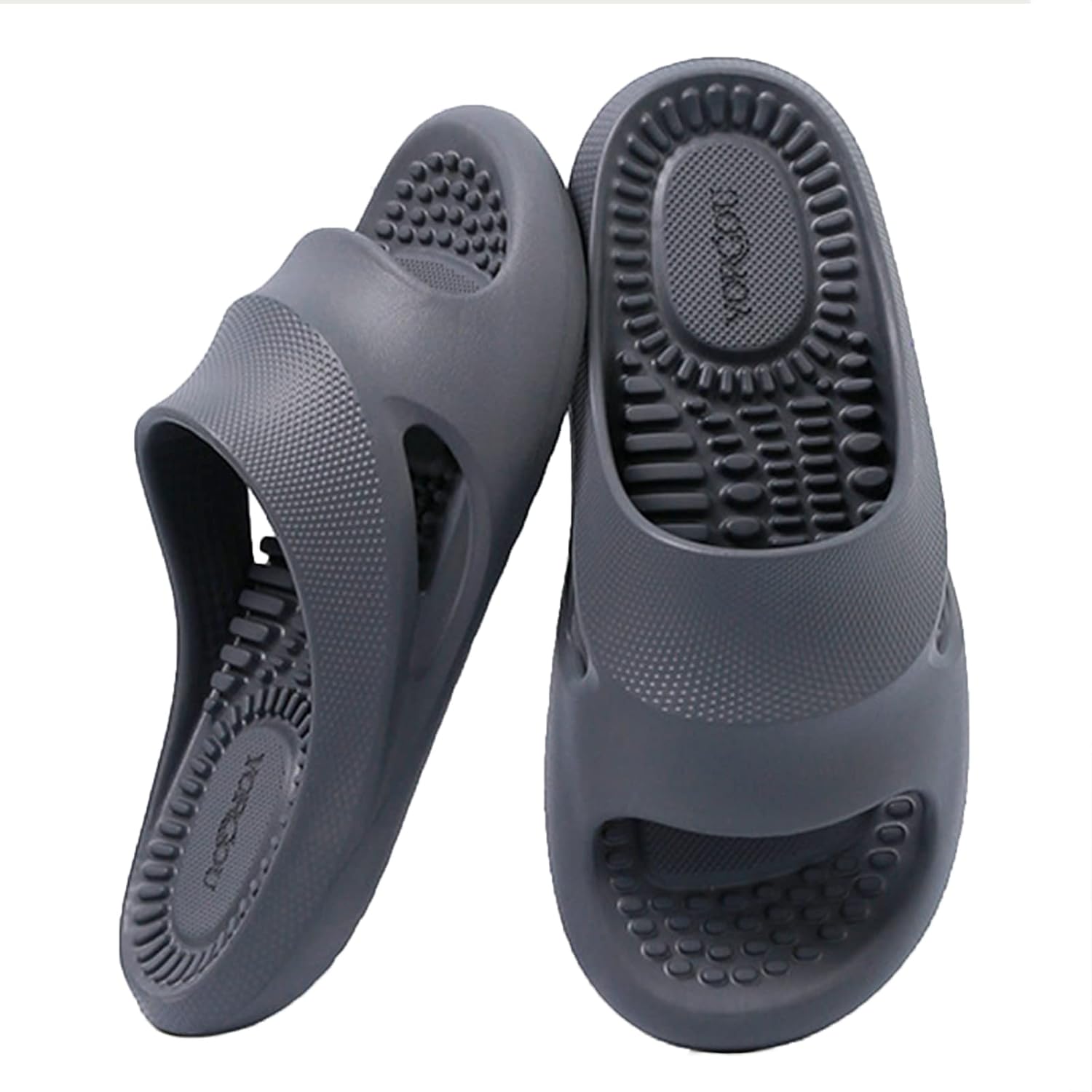 

Летние тапочки Cliont для женщин и мужчин: модные, практичные, нескользящие, быстросохнущие, серый