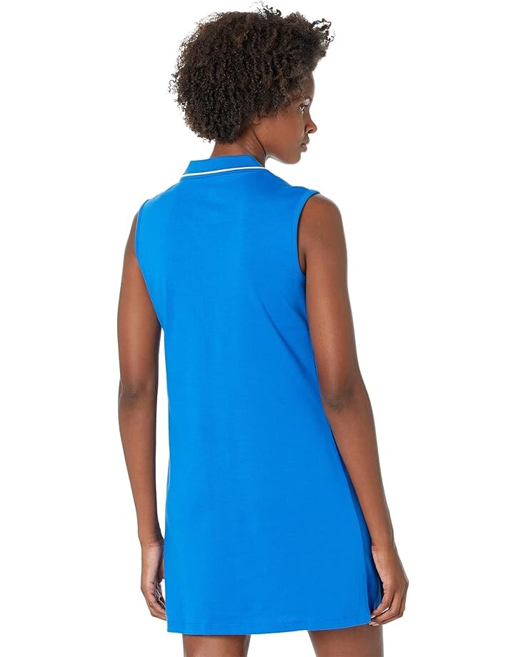 

Платье Tommy Hilfiger Sleeveless Pipped and Tipped Solid Polo Dress, цвет Cerulean