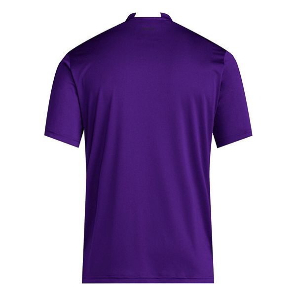 Мужская фиолетовая футболка washington huskies 2025 training performance team Adidas — фото 4