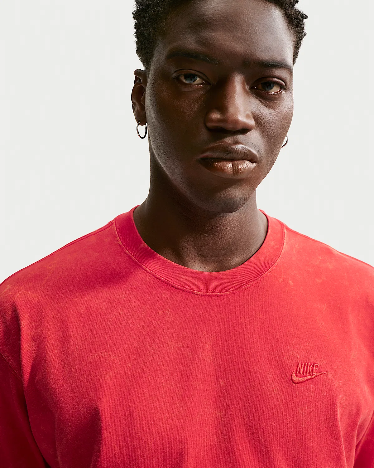 Мужская футболка Nike Sportswear Vintage-Washed, University Red/University Red — фото 3