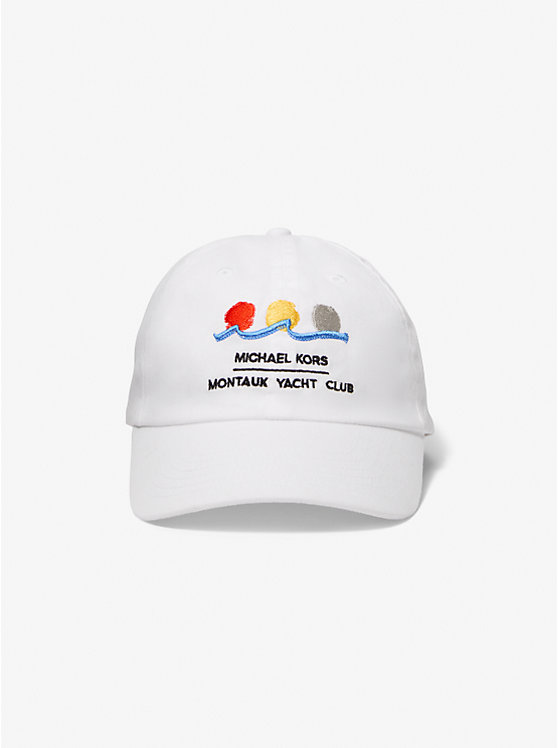 

Хлопковая бейсболка Michael Kors, белый