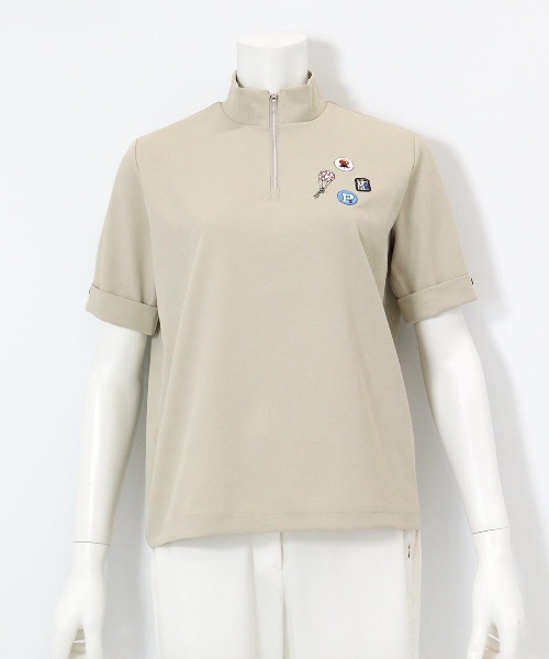 

Футболка с молнией, защита от УФ Picone CLUB, бежевый