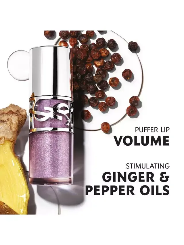 Блеск для губ Loveshine Plumping Lip Oil Gloss Yves Saint Laurent, 4 Honey Pure Love — фото 4