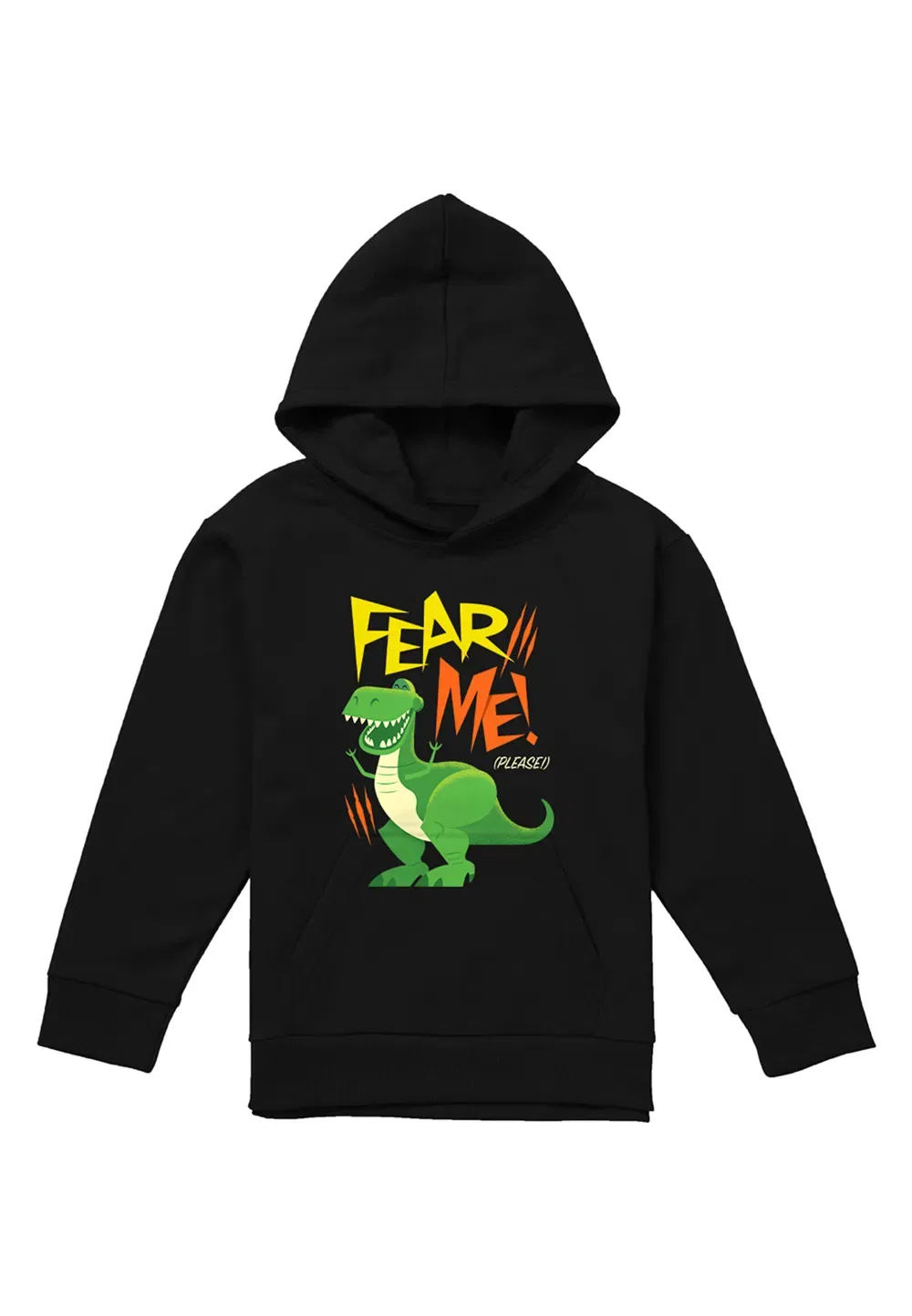 Детский худи Disney Rex Fear Me, черный, черный — фото 4