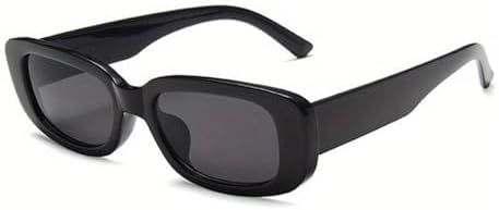 

Модные солнцезащитные очки для женщин и мужчин в стиле ретро и винтаж с защитой от УФ-излучения UV400, идеально подходящие для летнего отдыха на пляже и путешествий MTZJH, Black Grey