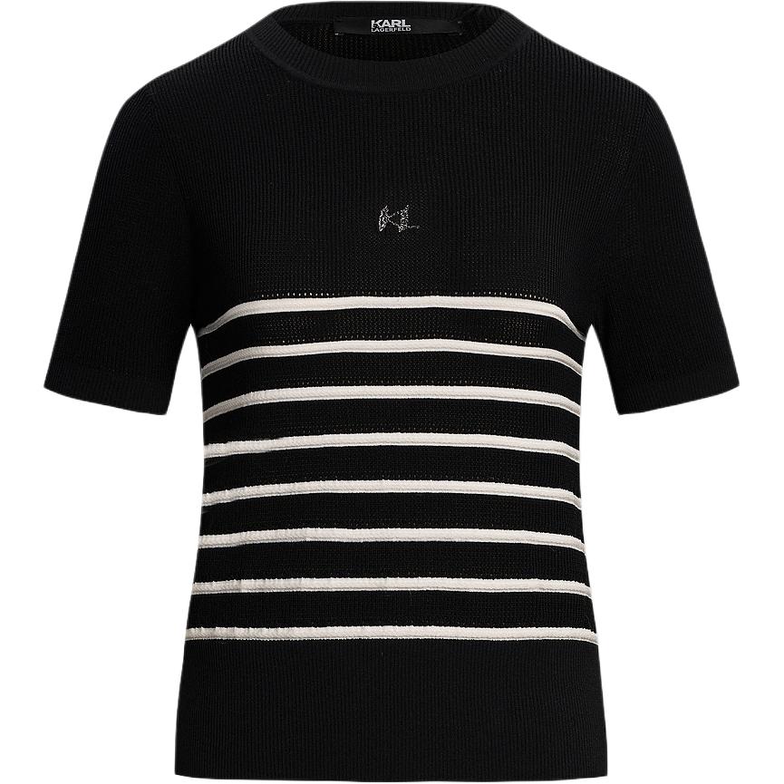 

KARL LAGERFELD / Karl Lagerfeld Jeans KARL LAGERFELD SS24 Джемпер женский, черный