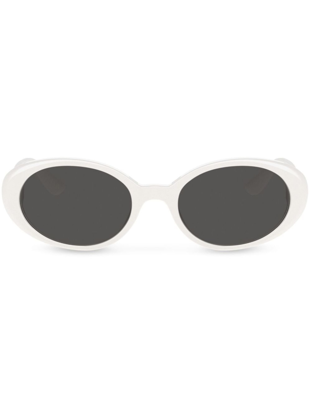 

Dolce & Gabbana Eyewear Re-Edition DNA oval-frame sunglasses, белый