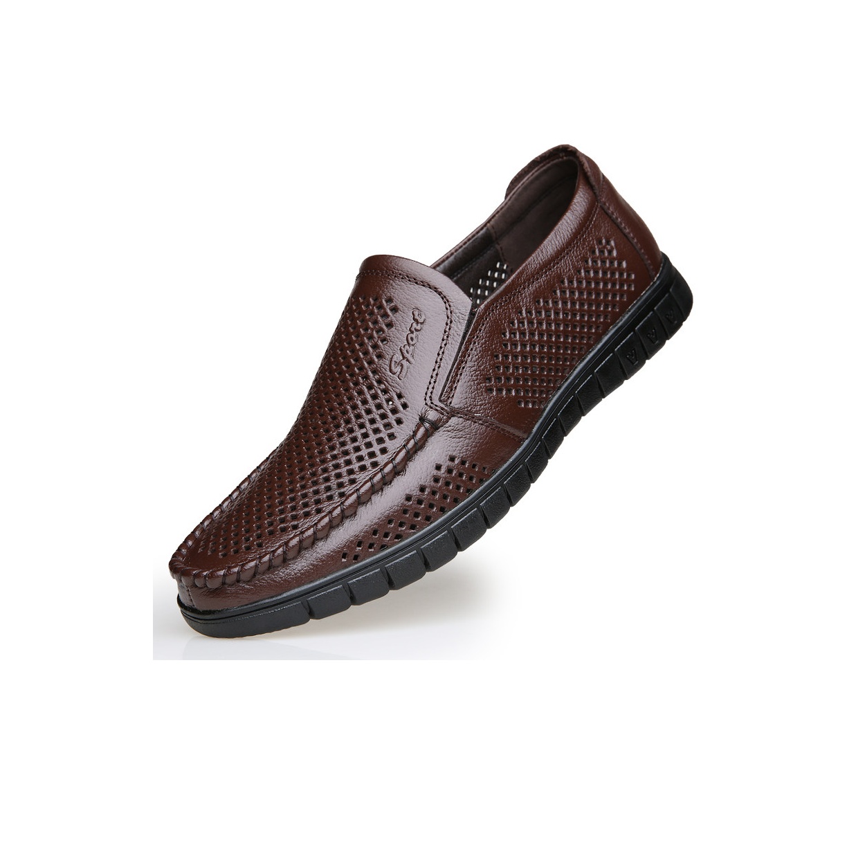 

Мужские повседневные туфли Мужские низкие черные KACHILANG, коричневые