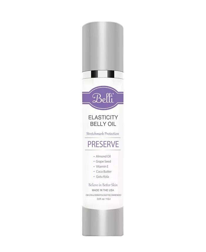

Масло для упругости живота, 3,8 унции Belli Skin Care