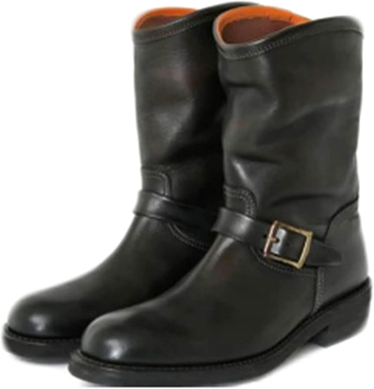 

Мужские кожаные туфли Yiozoi с плюшевой подкладкой, стойкие к ветру, формальные, с плоской подошвой, офисные ботинки, черный