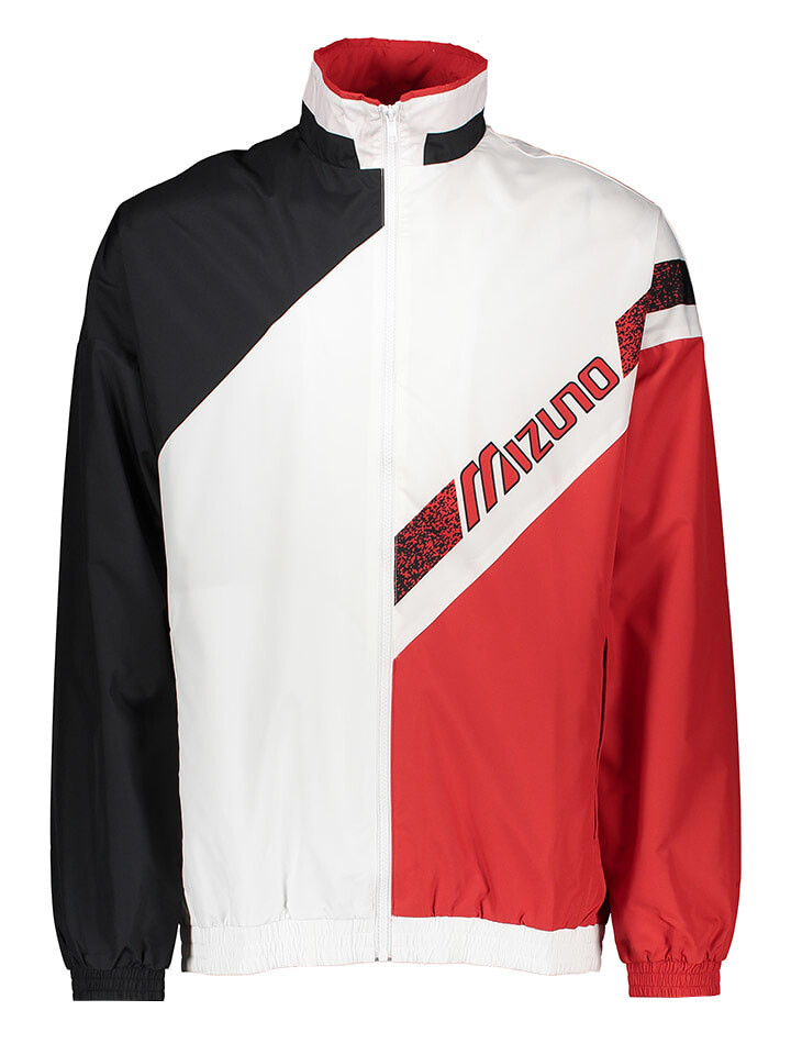 

Спортивная куртка Mizuno Trainingsjacke Track, цвет Weiß/Rot/Schwarz
