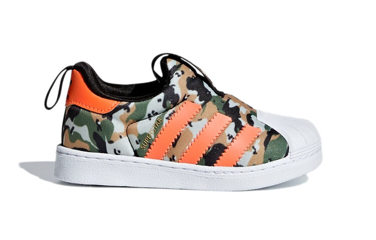 Слипоны Adidas Originals Superstar Series Toddler Shoes Baby, камуфляж — фото 2