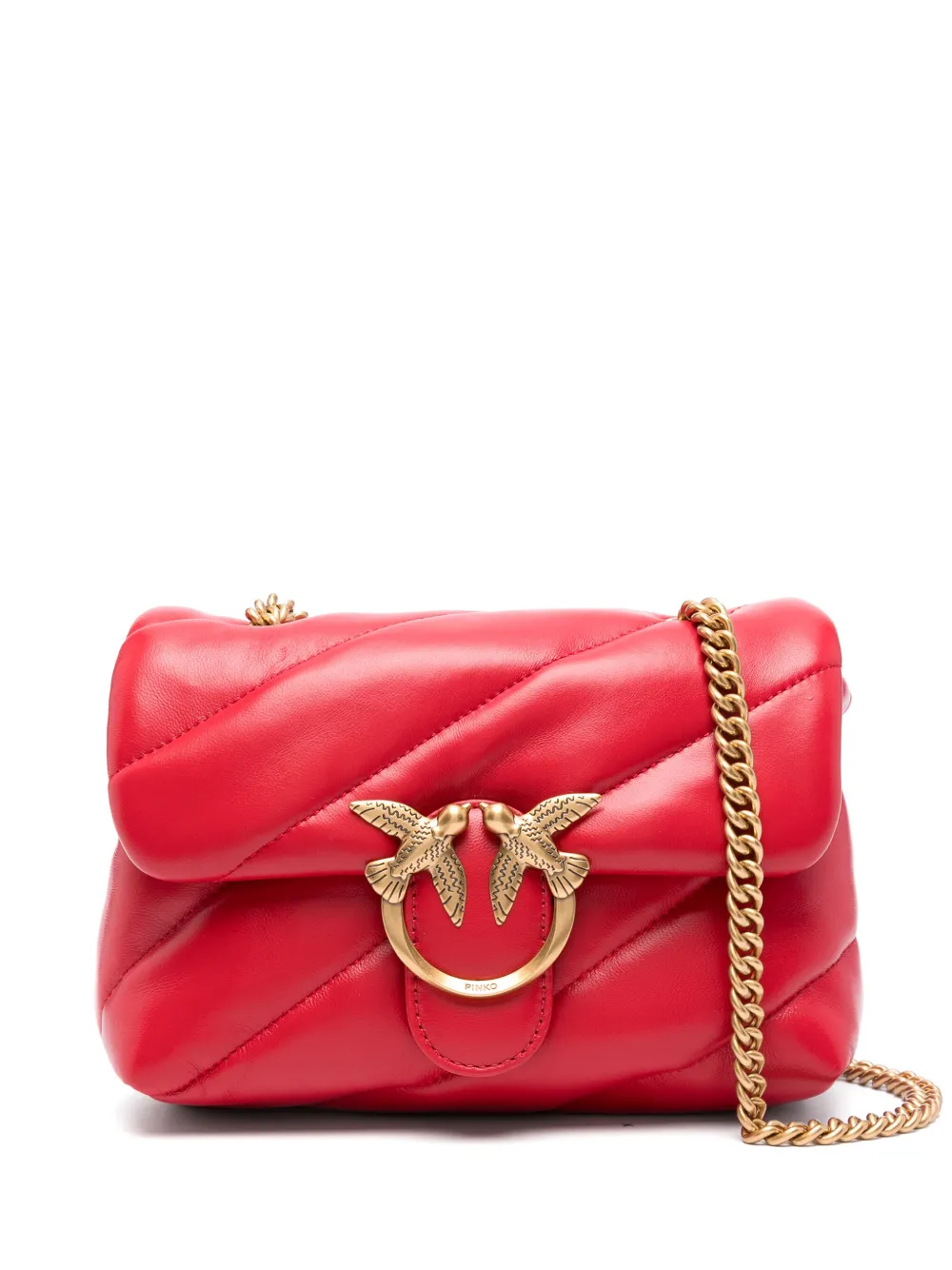 

Мини сумка Love Puff PINKO, красный
