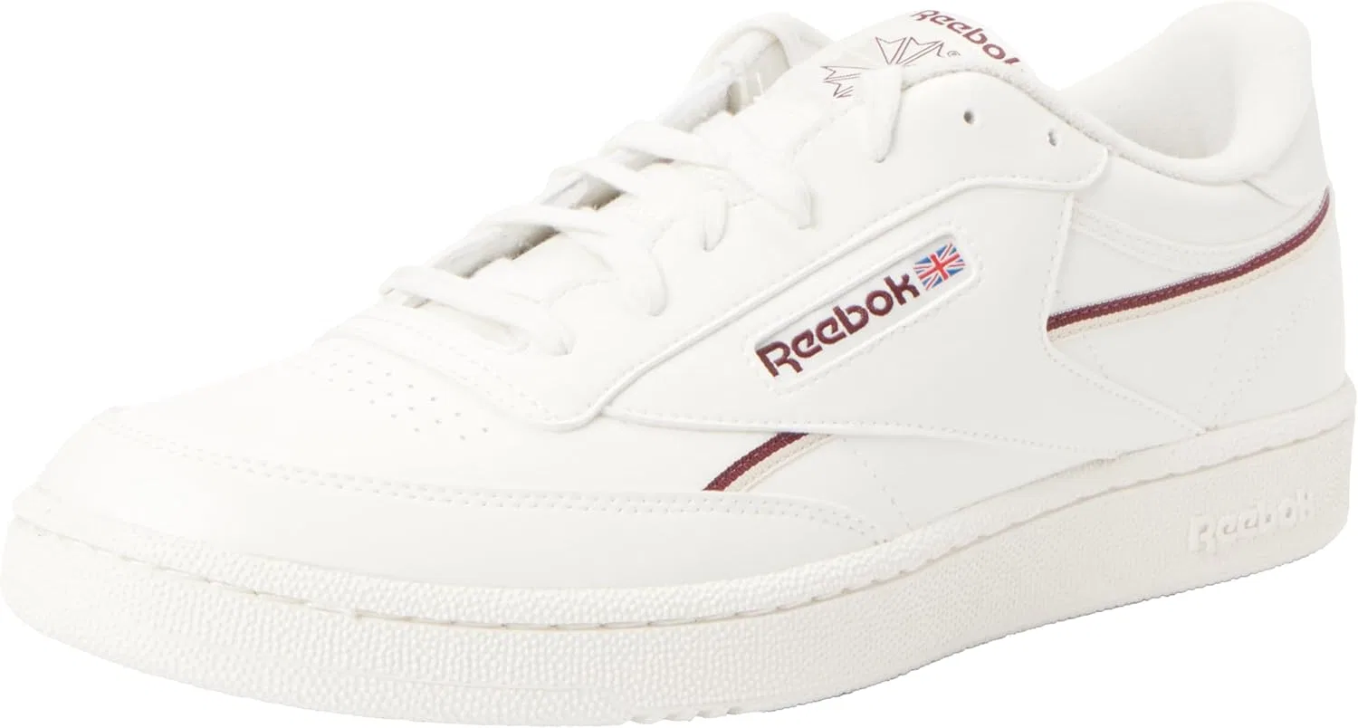 Мужские кроссовки Reebok Club C 85 Vgn, Chalk Classic Maroon F23 Stucco