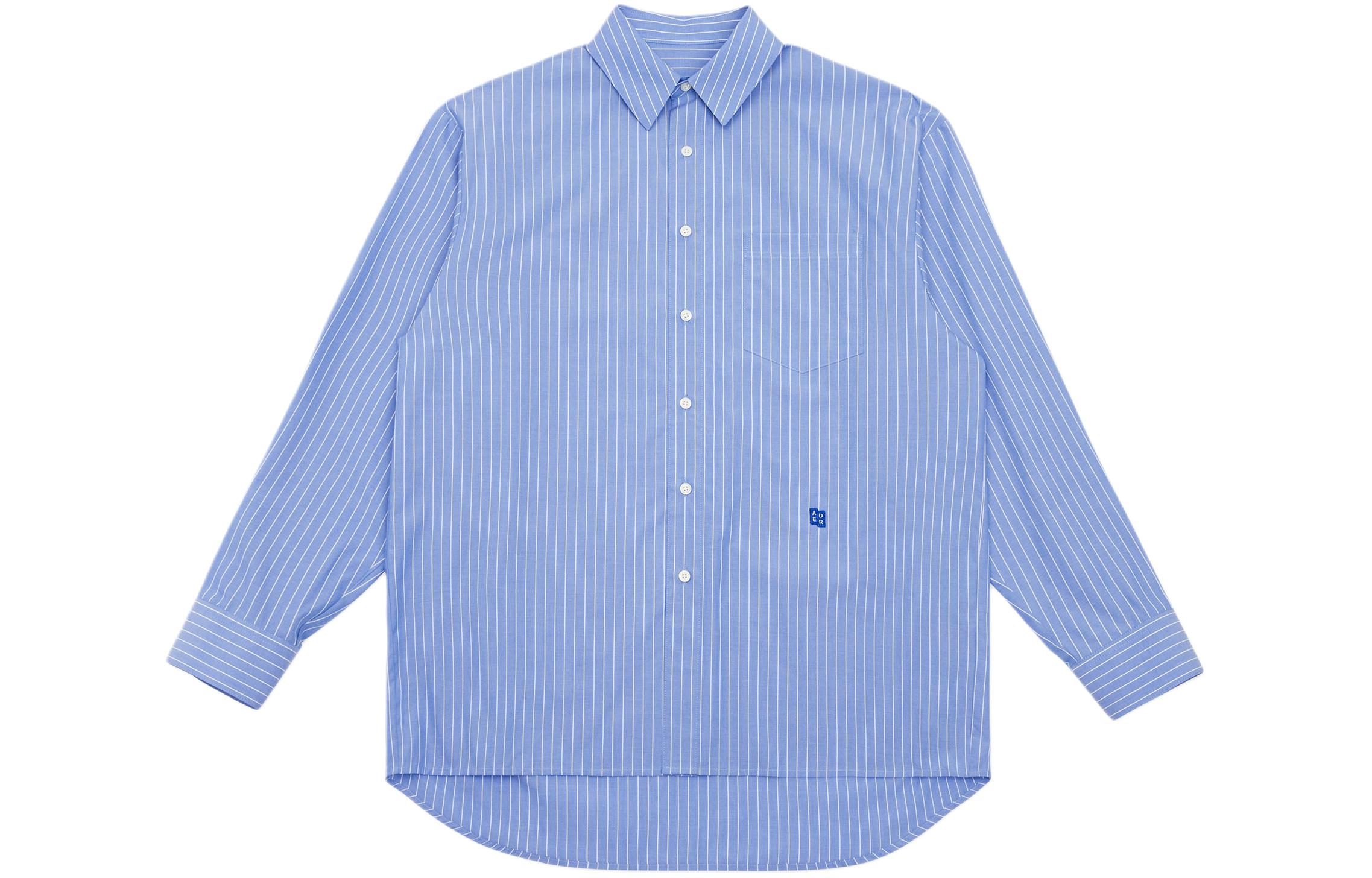 

Полосатая хлопковая рубашка ADER ERROR, Stripes