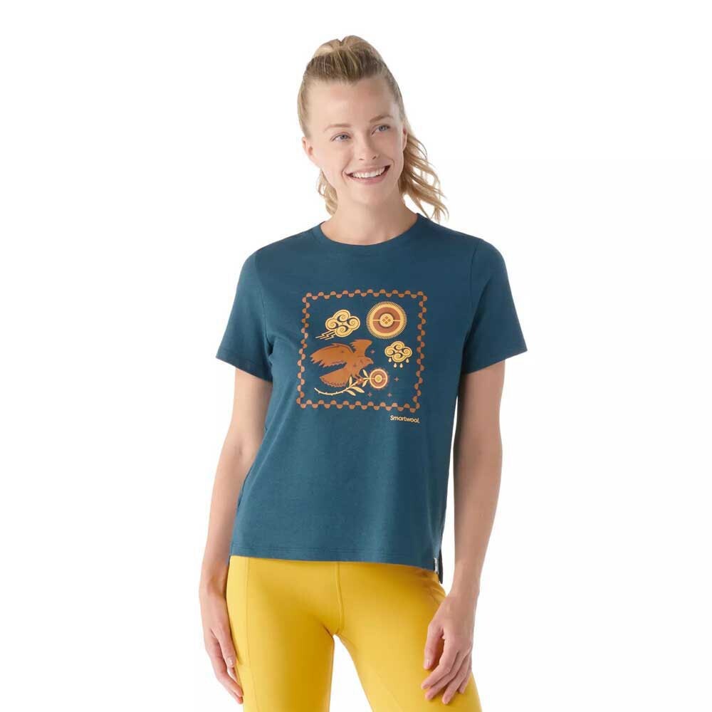 

Футболка с коротким рукавом Smartwool Guardian of the Skies Graphic, синий