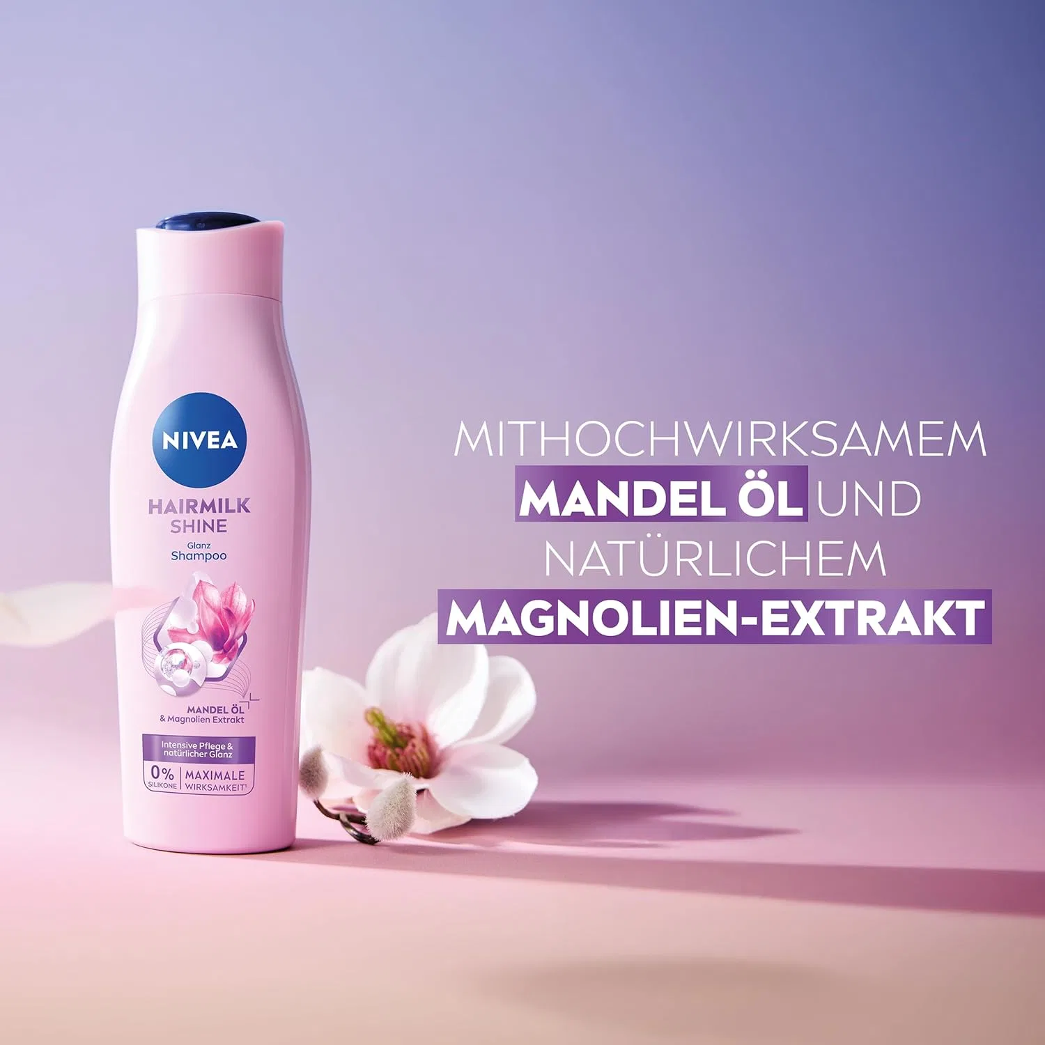 Шампунь «Hairmilk Shine» с миндальным маслом от Nivea Beiersdorf — фото 2