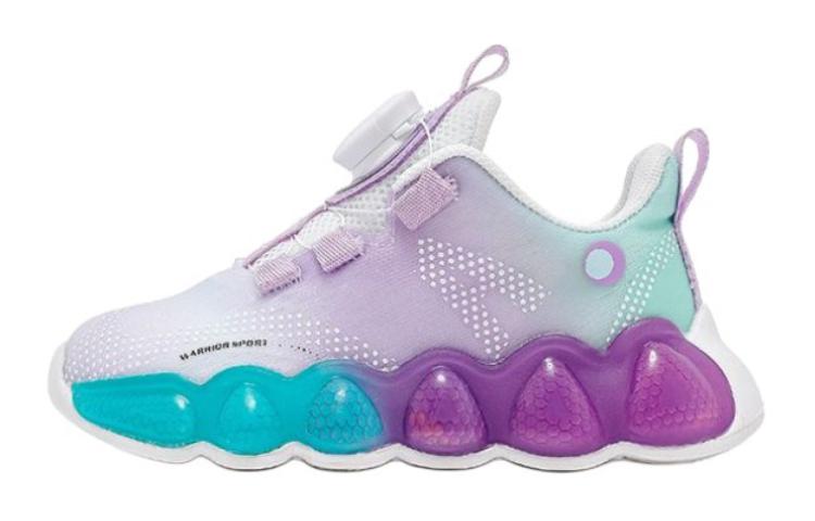 

Дышащие легкие низкие детские кроссовки для бега WARRIOR, фиолетовый/синий