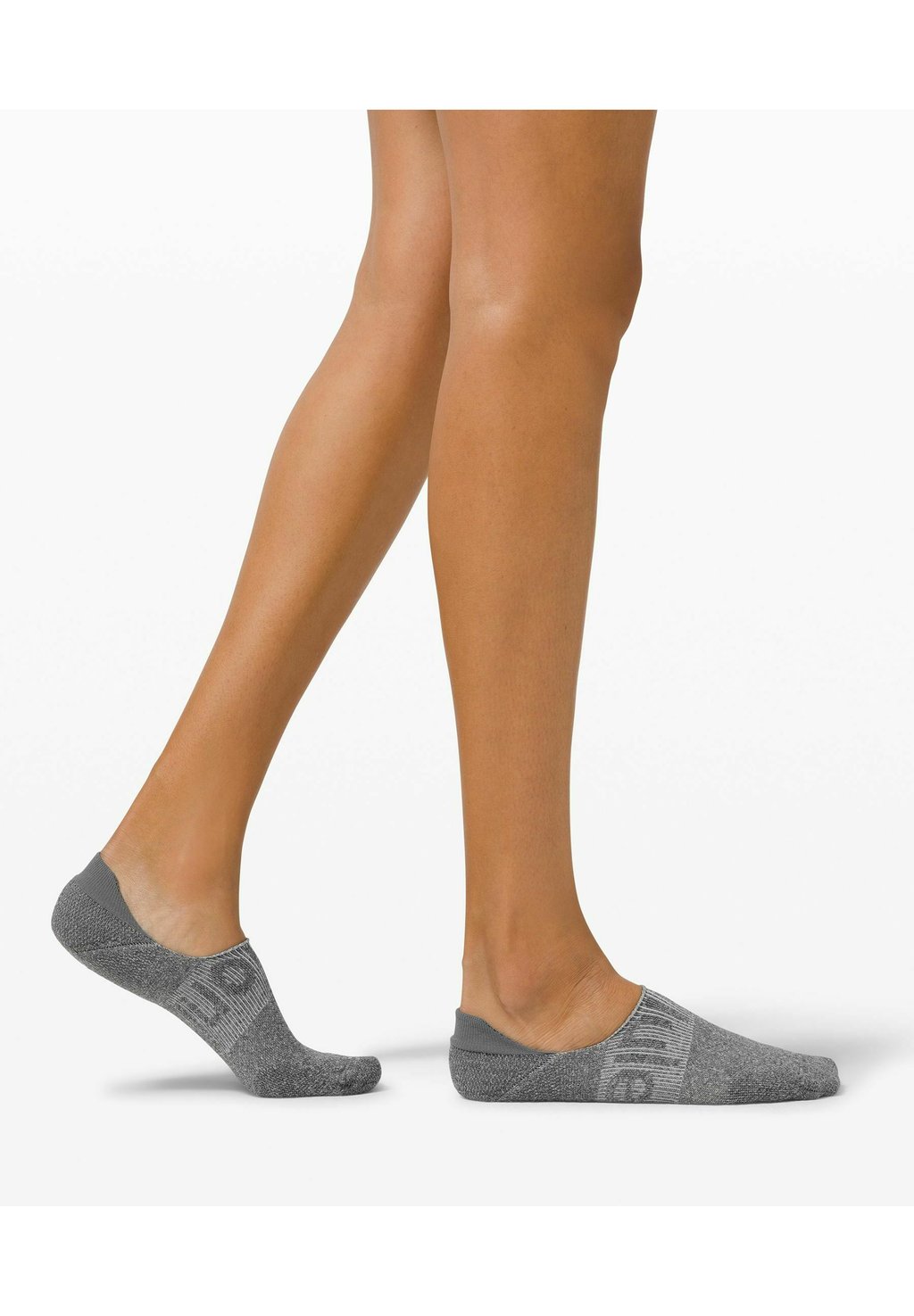 

Носки POWER STRIDE NO-SHOW SOCKS lululemon, серый
