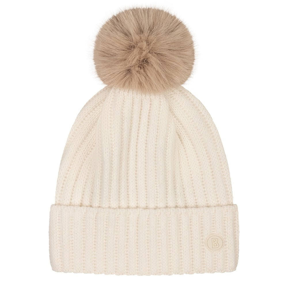 

Шапка Bogner Ranya Pom (женская) - 2024 ЗИМА, Off White