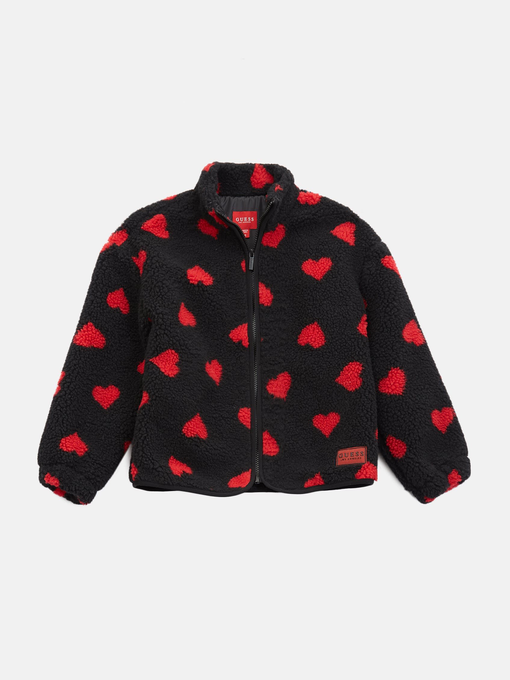 

Куртка Shonda Sherpa (7-14) Guess Factory, черный