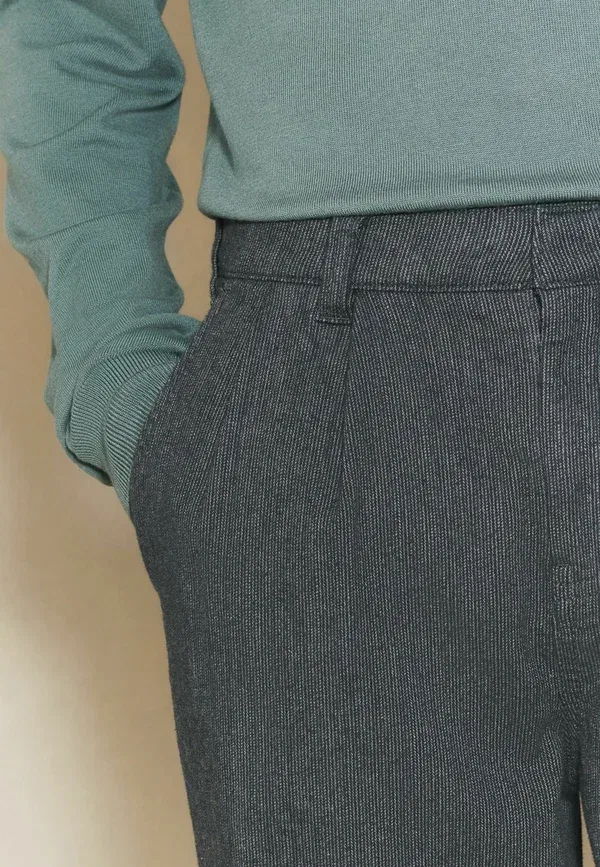 Брюки Regular fit edit bootcut Next, цвет тёмно-серый — фото 4