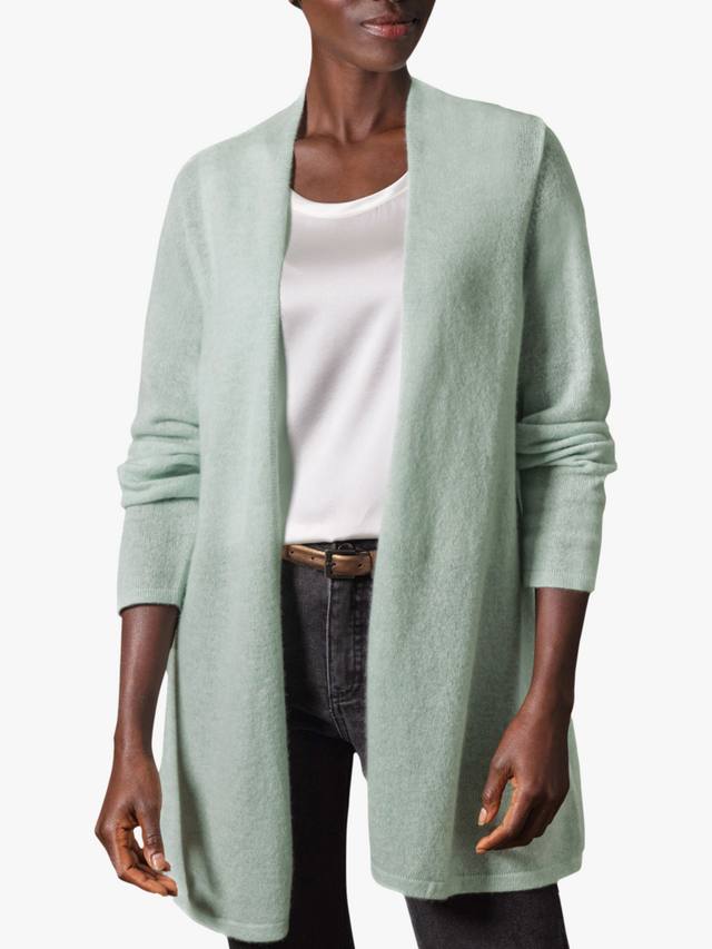 

Кардиган из чистого кашемира gassato swing Pure Collection, цвет Willow Green