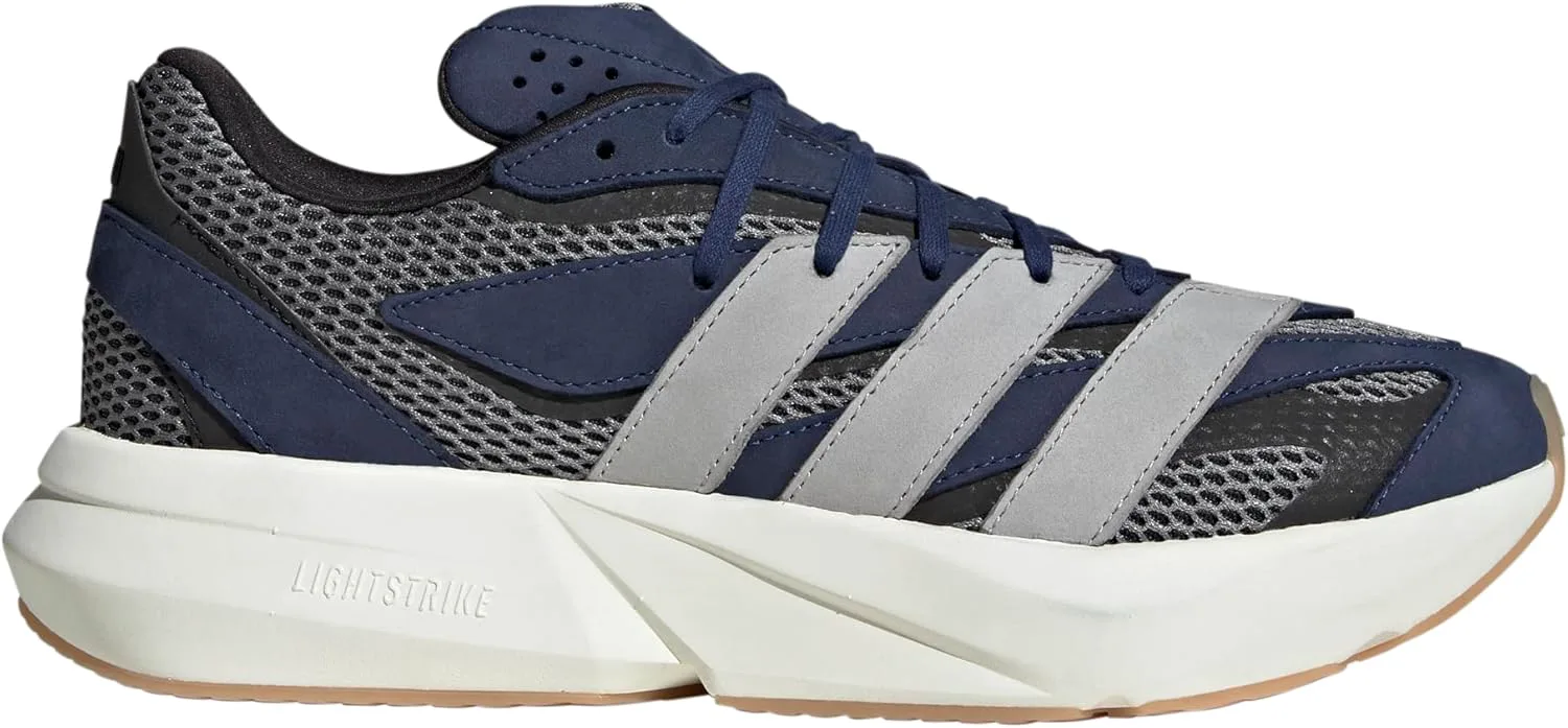 Мужские кроссовки Adidas Lightblaze, темно-синий/серый/черный — фото 2
