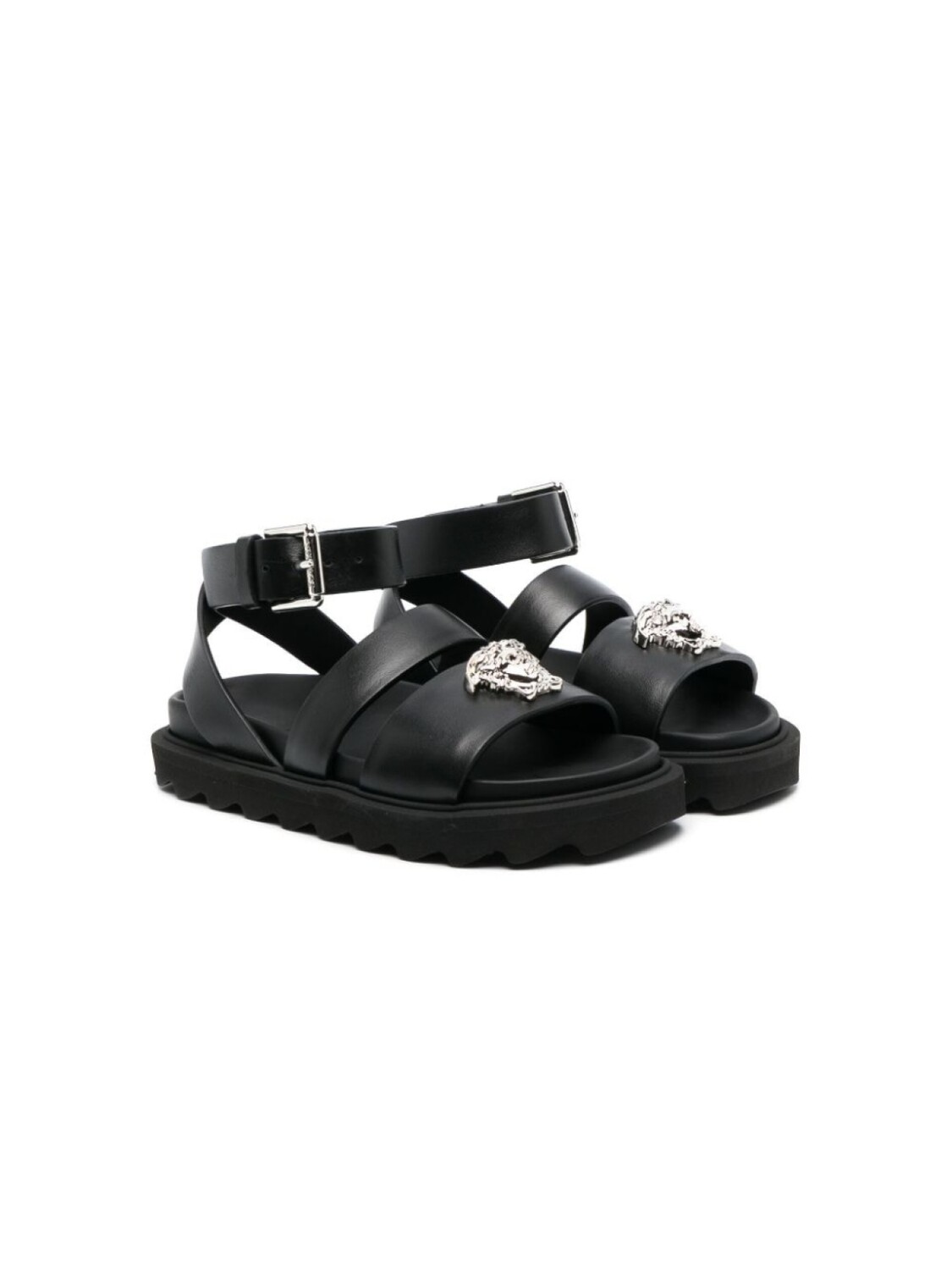 

Сандалии с декором Medusa Versace Kids, черный