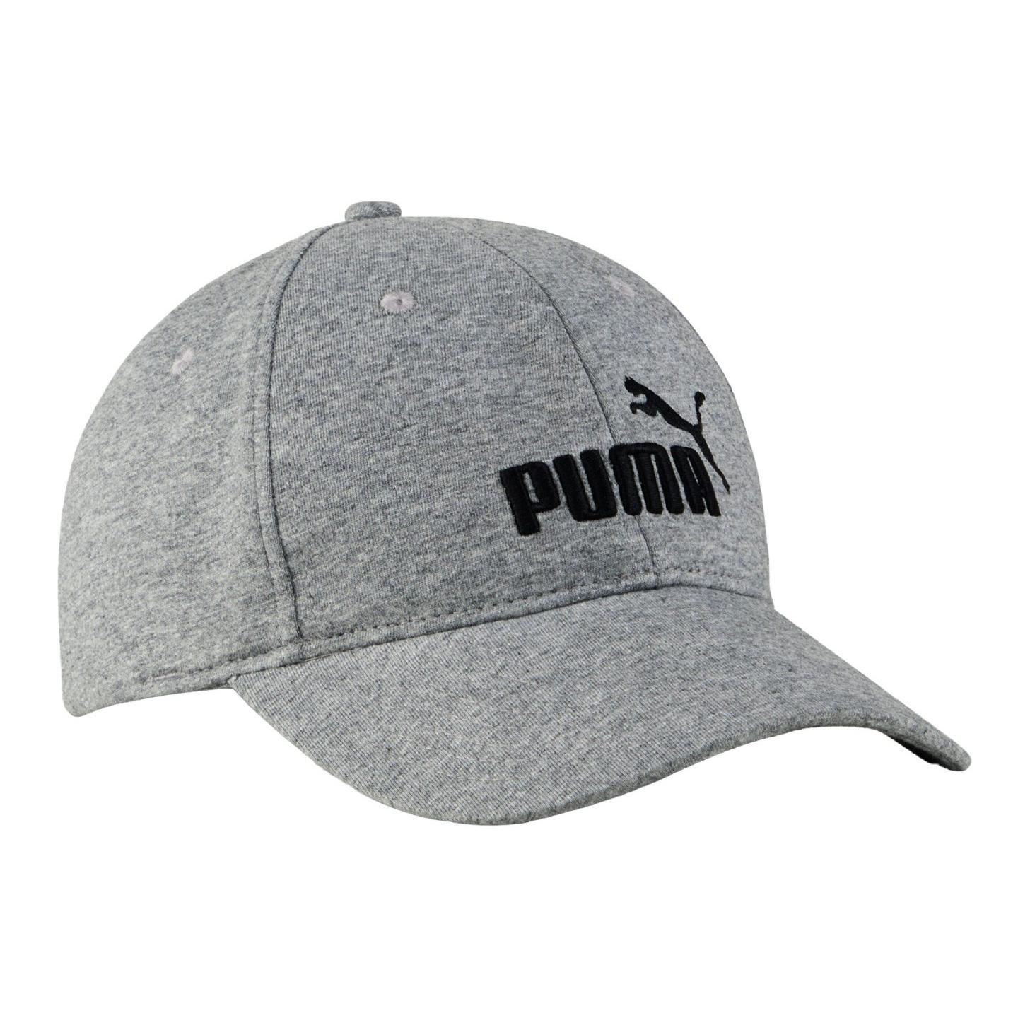 

PUMA Хлопковая бейсболка унисекс серого цвета, Серый, PUMA Хлопковая бейсболка унисекс серого цвета