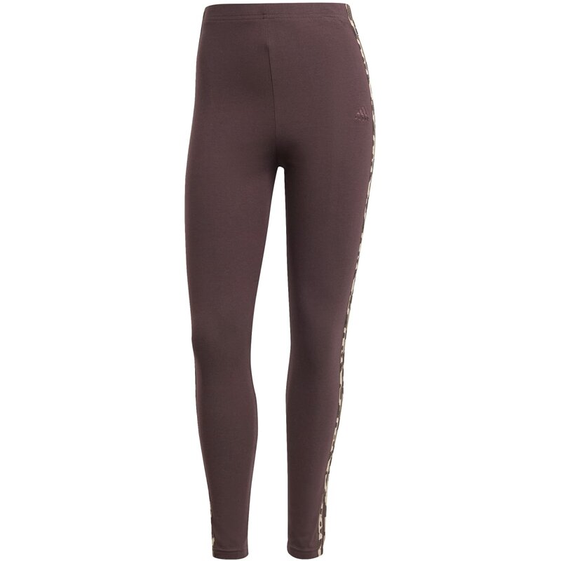 

Обтягивающие базовые вещи с анималистичным принтом в виде трех полосок Adidas, мультиколор